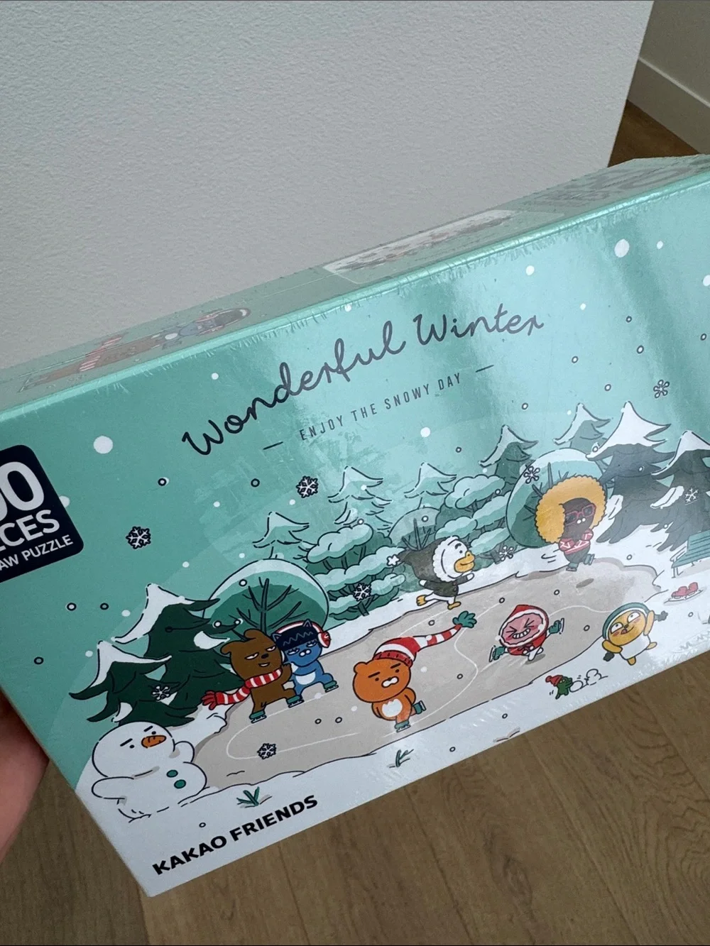 Kakao Friends 500-Piece 'Wonderful Winter' Puzzle - Mint Green